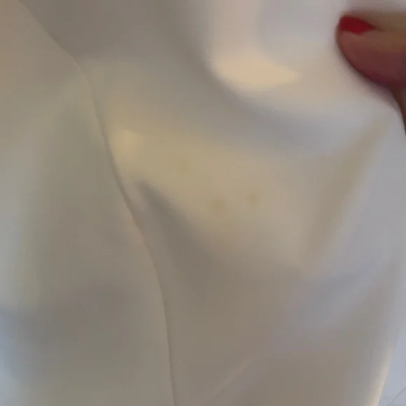 BHLDN Aidan Mattox Ivory Halter Cocktail Dress - Picture 6 of 6